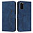 Coque Portefeuille Livre Cuir Etui Clapet Y03X pour Samsung Galaxy S20 Bleu