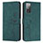 Coque Portefeuille Livre Cuir Etui Clapet Y03X pour Samsung Galaxy S20 FE 4G Vert