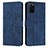 Coque Portefeuille Livre Cuir Etui Clapet Y03X pour Samsung Galaxy S20 Plus Bleu