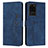 Coque Portefeuille Livre Cuir Etui Clapet Y03X pour Samsung Galaxy S20 Ultra 5G Bleu