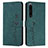 Coque Portefeuille Livre Cuir Etui Clapet Y03X pour Sony Xperia 1 IV SO-51C Vert