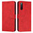 Coque Portefeuille Livre Cuir Etui Clapet Y03X pour Sony Xperia 10 IV SOG07 Rouge