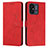 Coque Portefeuille Livre Cuir Etui Clapet Y03X pour Xiaomi Poco C55 Rouge