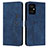 Coque Portefeuille Livre Cuir Etui Clapet Y03X pour Xiaomi Poco M4 5G Bleu