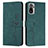 Coque Portefeuille Livre Cuir Etui Clapet Y03X pour Xiaomi Poco M5S Vert