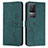 Coque Portefeuille Livre Cuir Etui Clapet Y03X pour Xiaomi Redmi K50 5G Vert