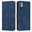 Coque Portefeuille Livre Cuir Etui Clapet Y03X pour Xiaomi Redmi Note 10 5G Bleu