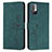 Coque Portefeuille Livre Cuir Etui Clapet Y03X pour Xiaomi Redmi Note 10 5G Vert