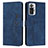 Coque Portefeuille Livre Cuir Etui Clapet Y03X pour Xiaomi Redmi Note 10 Pro 4G Bleu