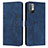 Coque Portefeuille Livre Cuir Etui Clapet Y03X pour Xiaomi Redmi Note 10T 5G Bleu