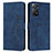 Coque Portefeuille Livre Cuir Etui Clapet Y03X pour Xiaomi Redmi Note 11 Pro 4G Bleu