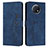 Coque Portefeuille Livre Cuir Etui Clapet Y03X pour Xiaomi Redmi Note 9 5G Bleu