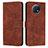 Coque Portefeuille Livre Cuir Etui Clapet Y03X pour Xiaomi Redmi Note 9 5G Marron