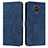 Coque Portefeuille Livre Cuir Etui Clapet Y03X pour Xiaomi Redmi Note 9 Pro Bleu