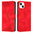 Coque Portefeuille Livre Cuir Etui Clapet Y04X pour Apple iPhone 13 Rouge