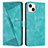 Coque Portefeuille Livre Cuir Etui Clapet Y04X pour Apple iPhone 13 Vert