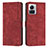 Coque Portefeuille Livre Cuir Etui Clapet Y04X pour Motorola Moto Edge X30 Pro 5G Rouge