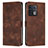 Coque Portefeuille Livre Cuir Etui Clapet Y04X pour OnePlus 10 Pro 5G Marron