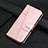 Coque Portefeuille Livre Cuir Etui Clapet Y04X pour Xiaomi Poco F5 5G Or Rose