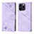 Coque Portefeuille Livre Cuir Etui Clapet Y05B pour Apple iPhone 13 Pro Max Violet