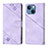 Coque Portefeuille Livre Cuir Etui Clapet Y05B pour Apple iPhone 13 Violet