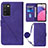 Coque Portefeuille Livre Cuir Etui Clapet Y07B pour Samsung Galaxy A03s Violet