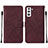 Coque Portefeuille Livre Cuir Etui Clapet Y07B pour Samsung Galaxy S22 Plus 5G Petit