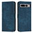 Coque Portefeuille Livre Cuir Etui Clapet Y07X pour Google Pixel 7 Pro 5G Bleu