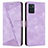 Coque Portefeuille Livre Cuir Etui Clapet Y07X pour Motorola Moto E22 Violet