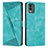 Coque Portefeuille Livre Cuir Etui Clapet Y07X pour Nokia C32 Vert