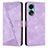 Coque Portefeuille Livre Cuir Etui Clapet Y07X pour Oppo A18 Violet