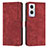 Coque Portefeuille Livre Cuir Etui Clapet Y07X pour Oppo A96 5G Rouge