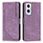 Coque Portefeuille Livre Cuir Etui Clapet Y07X pour Oppo A96 5G Violet