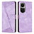 Coque Portefeuille Livre Cuir Etui Clapet Y07X pour Oppo Reno10 5G Violet