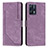 Coque Portefeuille Livre Cuir Etui Clapet Y07X pour Realme 9 4G Violet