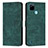 Coque Portefeuille Livre Cuir Etui Clapet Y07X pour Realme C25Y India Vert