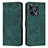 Coque Portefeuille Livre Cuir Etui Clapet Y07X pour Realme C53 India Vert