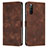 Coque Portefeuille Livre Cuir Etui Clapet Y07X pour Sony Xperia 10 IV Marron