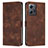 Coque Portefeuille Livre Cuir Etui Clapet Y07X pour Xiaomi Redmi Note 12 4G Marron