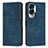 Coque Portefeuille Livre Cuir Etui Clapet Y08X pour Huawei Honor 90 Lite 5G Bleu