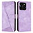 Coque Portefeuille Livre Cuir Etui Clapet Y08X pour Huawei Honor X6a Violet