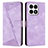 Coque Portefeuille Livre Cuir Etui Clapet Y08X pour Huawei Honor X8a 4G Violet