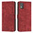 Coque Portefeuille Livre Cuir Etui Clapet Y08X pour Nokia C02 Rouge