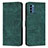 Coque Portefeuille Livre Cuir Etui Clapet Y08X pour Nokia C300 Vert