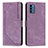 Coque Portefeuille Livre Cuir Etui Clapet Y08X pour Nokia C300 Violet