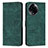 Coque Portefeuille Livre Cuir Etui Clapet Y08X pour Realme 11 5G Vert