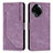 Coque Portefeuille Livre Cuir Etui Clapet Y08X pour Realme V50s 5G Violet