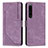 Coque Portefeuille Livre Cuir Etui Clapet Y08X pour Sony Xperia 1 IV Violet