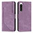 Coque Portefeuille Livre Cuir Etui Clapet Y08X pour Sony Xperia 5 IV Violet