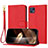 Coque Portefeuille Livre Cuir Etui Clapet Y09X pour Motorola Moto G50 5G Rouge